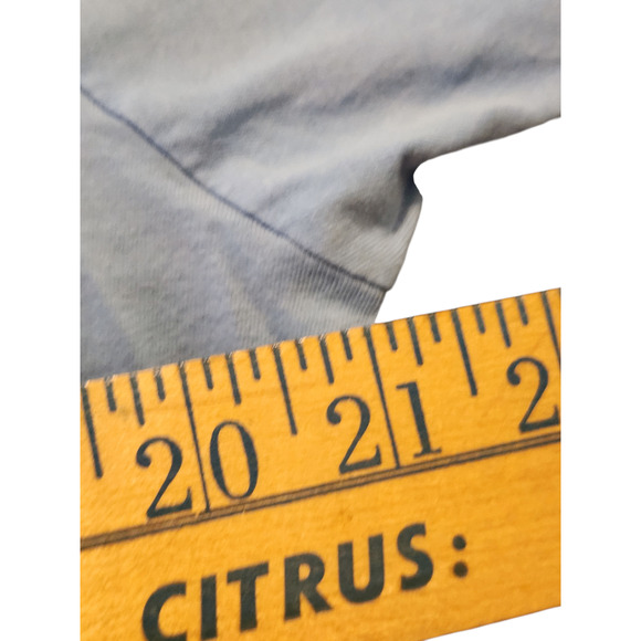 Under Armour T-Shirt Men's Blue Large Cotton HeatGear Loose Fit - Picture 4 of 5